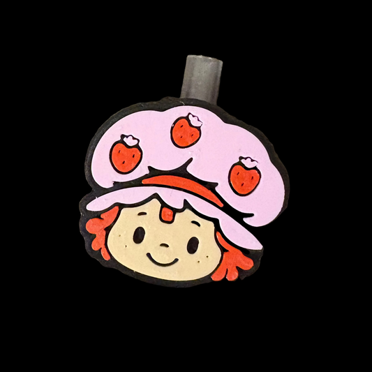 Strawberry Shortcake Straw Topper